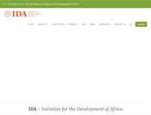Tablet Screenshot of idainternational.org